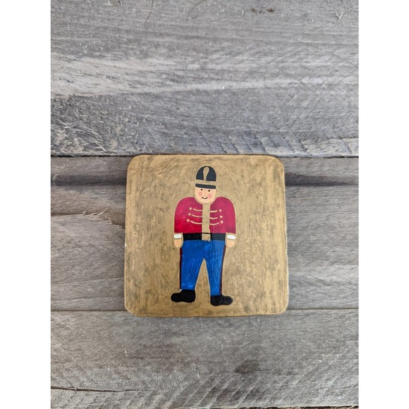 Vintage Handcrafted Christmas Coasters by Foreside Made in India - Picture 5 of 10